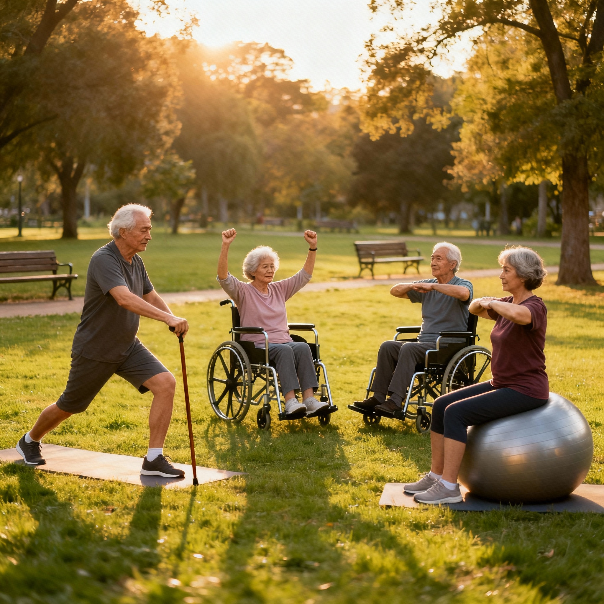 Ejercicios adaptados según movilidad y edad: cómo mantenerse activo en la tercera edad