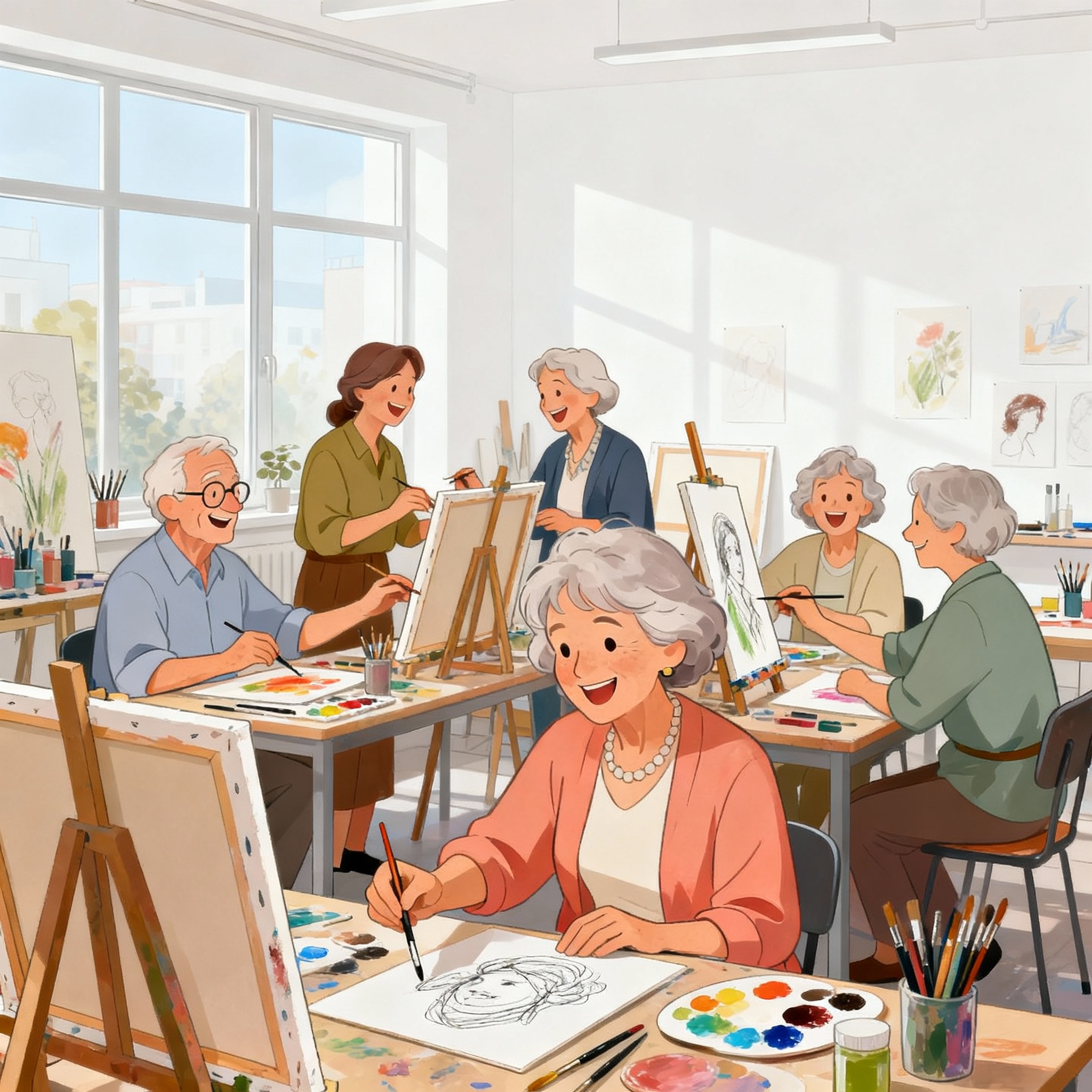 Guía de actividades colaborativas para grupos senior