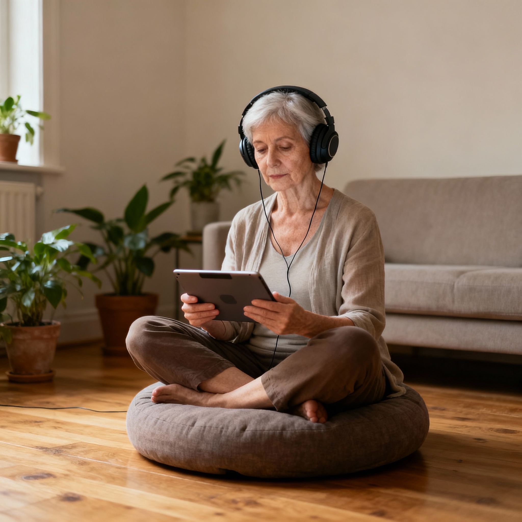 Meditación guiada para adultos mayores: cómo empezar hoy