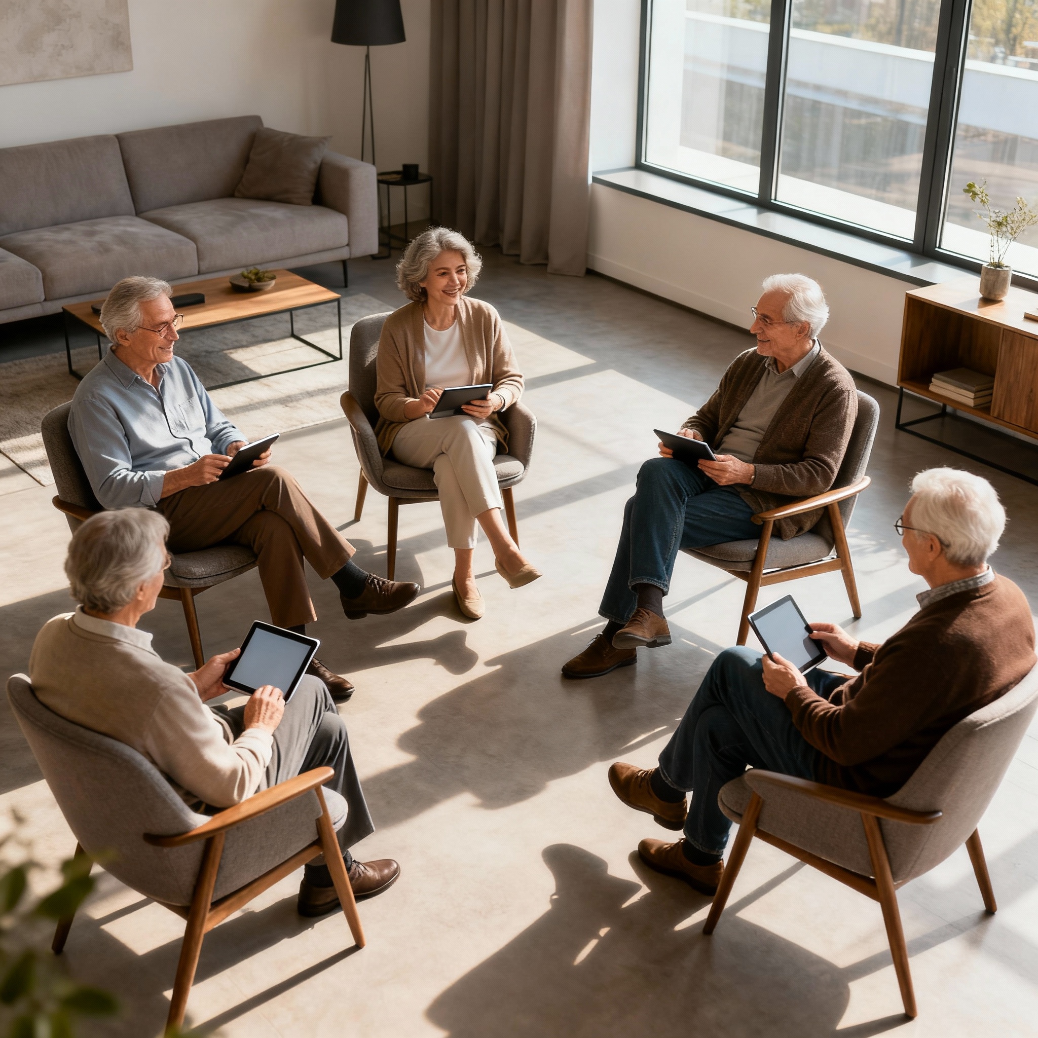 Red de apoyo y networking para emprendedores senior